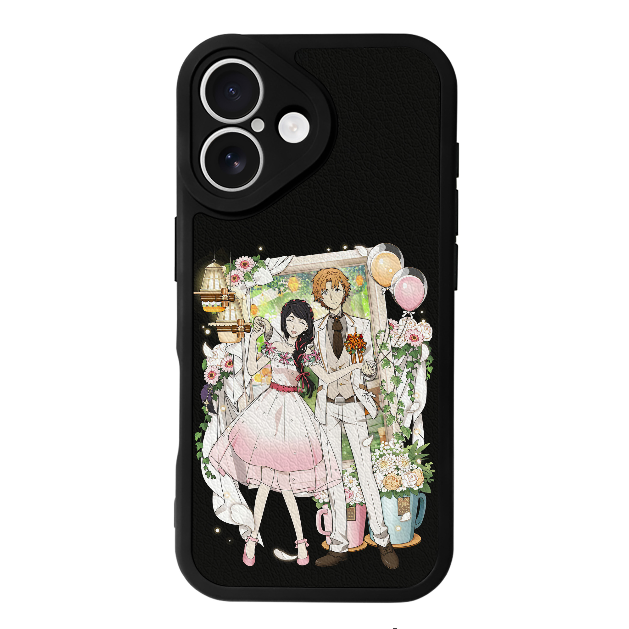 （画像用） 文豪ストレイドッグス Bungo Stray Dogs 【iPhone 16シリーズ対応】シリコンスマホケース（レザー調） 材質：シリコン